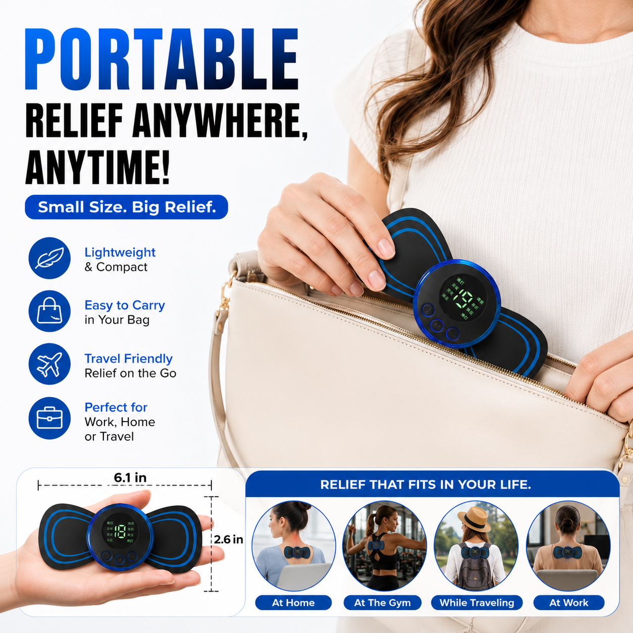 Portable USB Electric Neck Massager