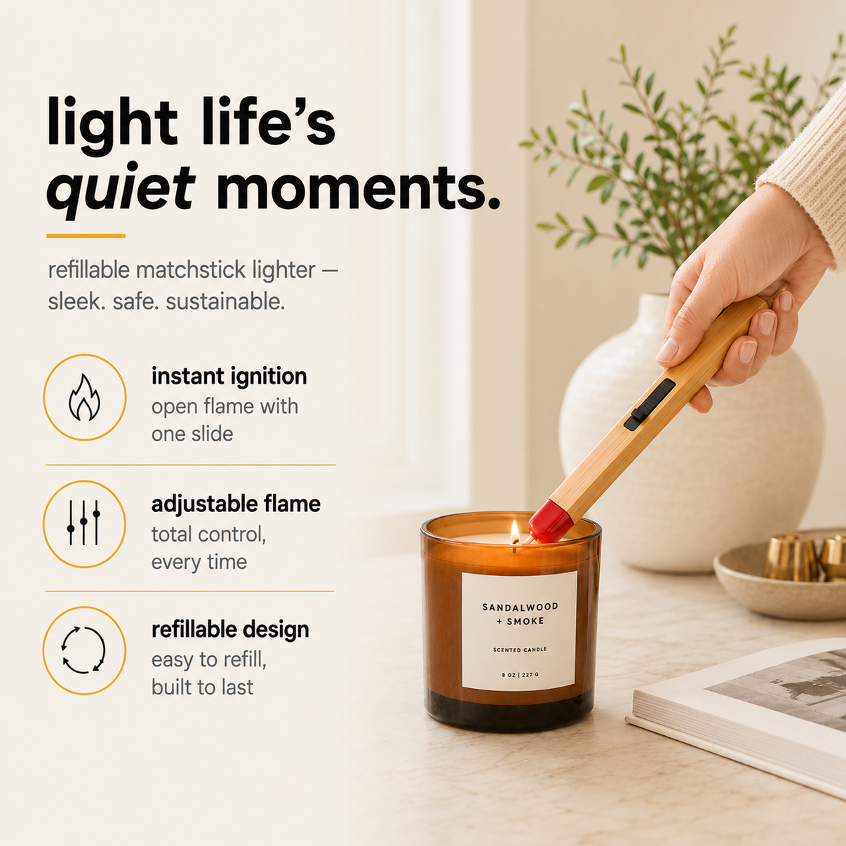 Electric Match Stick Arc Lighter