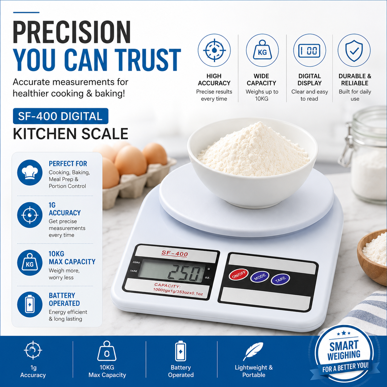 Digital Weighing Scale (10 Kg)