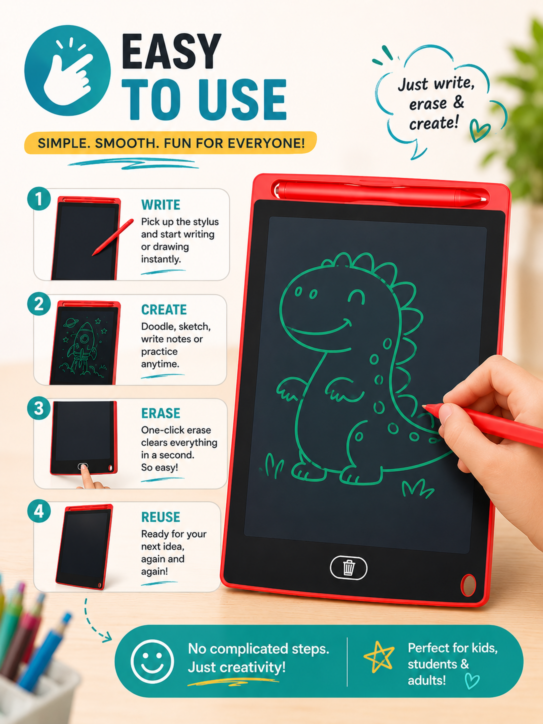 LCD Writing Tablet Doodle Board